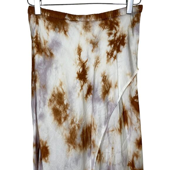 YFB Young Fabulous Broke Leyland Midi Skirt XS Tie Dye Slit Boho Thistle Cosmic - Picture 4 of 9